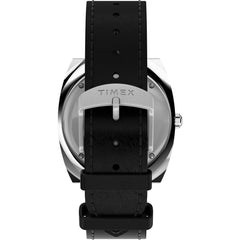 Timex Men's Analogue Quartz Watch with Leather Strap TW2V69500 - Black