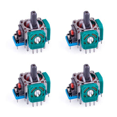 MAKINGTEC Analog 3D Joystick Thumbstick Wireless Controller Joystick for Playstation 4 PS4 Controller Replacement (4 Pack)