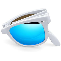 Joopin Folding Sunglasses for Men Women UV400 Protection Easy Carry Foldable Sunglasses for Driving Traveling