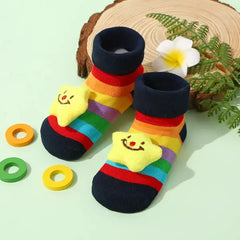 PATPAT Baby Cartoon Animal Fruit Three-dimensional Socks multicolor