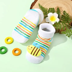 PATPAT Baby Cartoon Animal Fruit Three-dimensional Socks multicolor