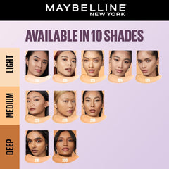 Maybelline New York All Skin Full Coverage Super Stay Lumi-Matte Liquid Foundation 30H Longwear - 125 (35ml)