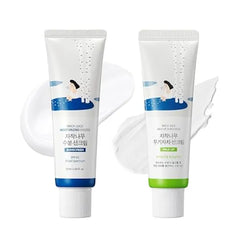 ROUND LAB Hydrating Daily UV Defense Duo for Sensitive and Dry Skin, Birch Juice Moisturizing and Mineral UVLock Sunscreen, Kids sunscreen, No White Cast, Korean Sunscreen