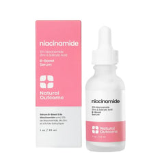 Natural Outcome Niacinamide Serum for Face by Natural Outcome Skin Care, B-Boost Niacinamide 10% Plus Zinc 2% Salicylic Acid + Hyaluronic Acid, Acne Treatment + Pore Reducing Serum + Skin Balancing