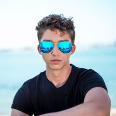 KANASTAL Polarized Sunglasses for Women and Men, Metal Frame Sun Glasses Retro Shades for Mens Driving Outdoor Military Style 100% UV400 Protection