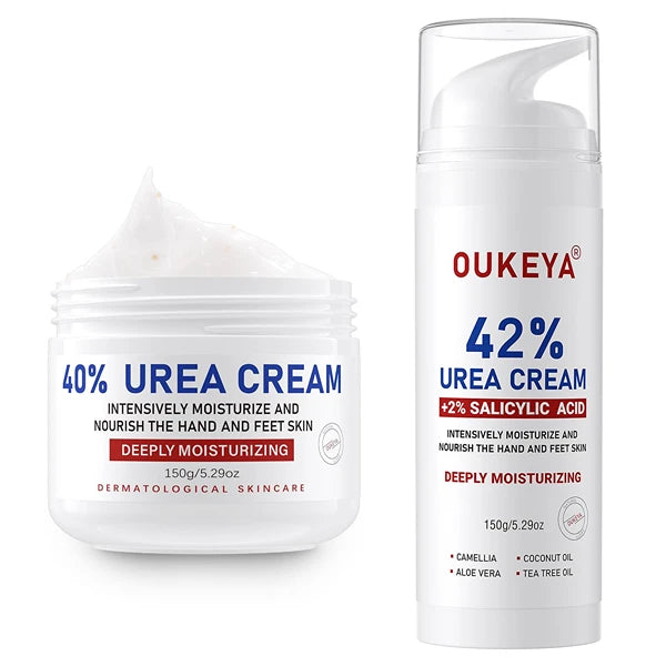 OUKEYA Urea Cream 42 Percent plus Salicylic Acid 2% Urea Cream 40 Percent For Feet Maximum Strength