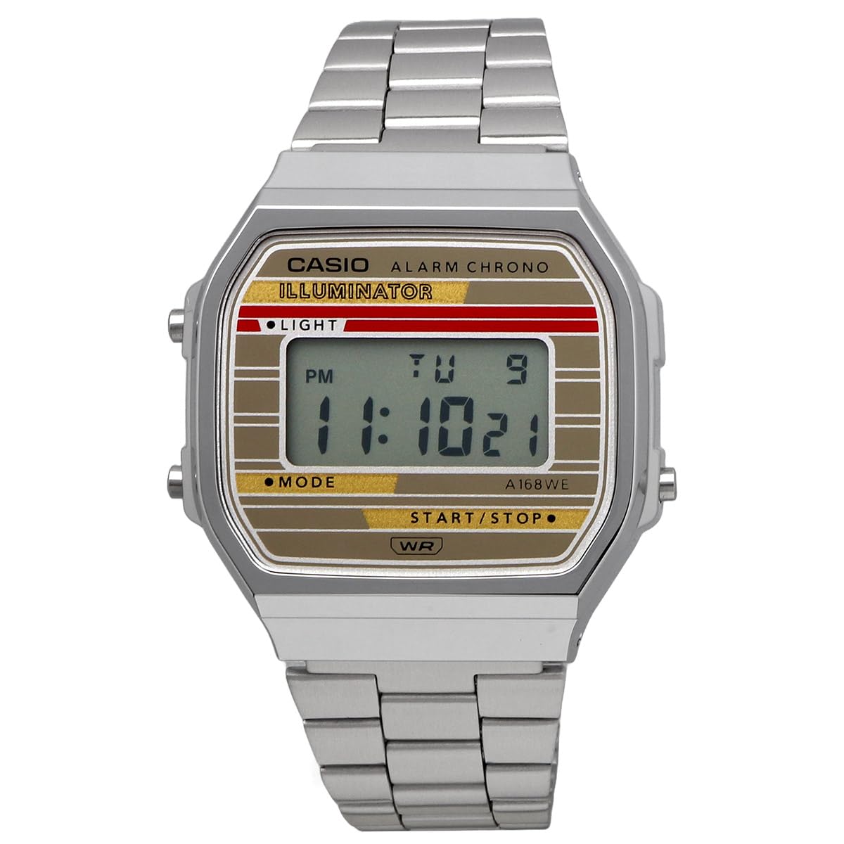 Casio Unisex-Adult Quartz Watch Silver / Multicolor