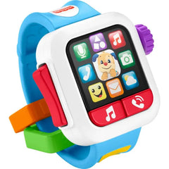 Fisher-Price Baby to Toddler Toy Laugh & Learn Time to Learn Smartwatch with Lights & Music for Pretend Play
