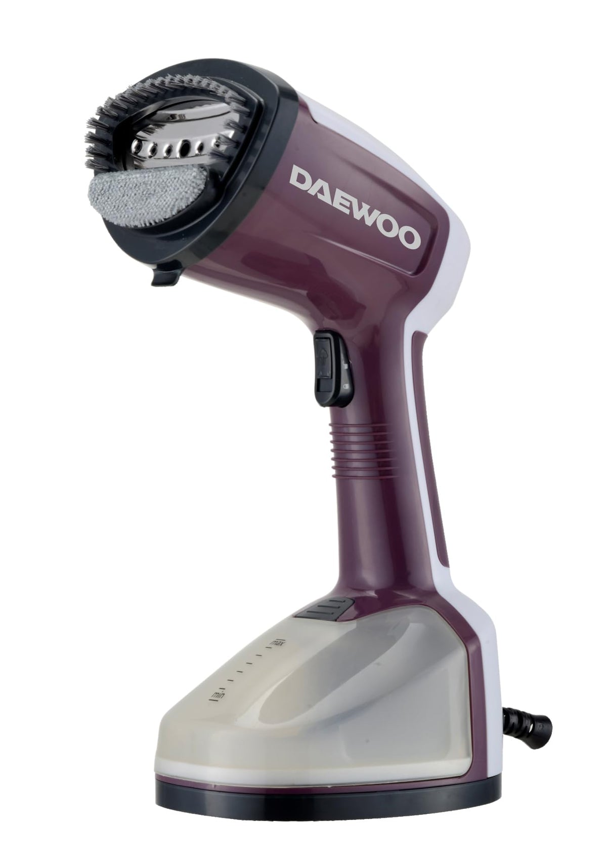 Daewoo Garment Steamer, Portable Handheld Garment And Fabric Steamer, Stainless Steel Panel With Cloth And Lint Brush, 350Ml Capacity, 1200W - Dgs 8380 - Blue