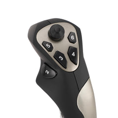 Jectse Computer Joystick with Vibration Function, Programmable Buttons, Compatible with 7 8 10 11 Computer for PC Computer Laptop