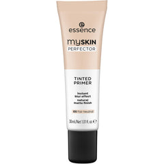 essence | My Skin Perfector Tinted Primer | Instant Blur Effect & Natural Matte Finish | Vegan, Paraben Free, Oil Free | Cruelty Free | (05 | Fair Neutral)