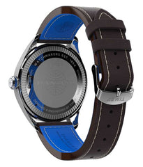 Timex Men Quartz Watch with a Leather Strap Pan Am - Brown
