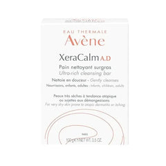 Avène Xercalm A.D Ultra Rich Cleansing Bar for Atopic Dermatitis, Eczema Prone Skin, Fragrance Free, 100 g