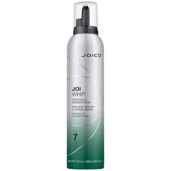 Joico JoiWhip Firm Hold Designing Foam | For Most Hair Types | Add Volume & Body | Boost Shine | Control Frizz & Flyaways | Heat, Humidity, & Pollution Protection | Silicone & Paraben Free