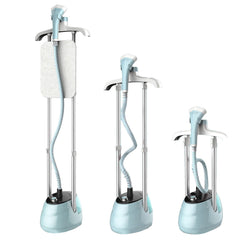 TDOO Garment Steamer 1800W With Height Adjustable Ironing Board, Three-stage lifting adjustment lever, Heat Insulated Steam Hose，Ten levels of steam temperature adjustment,Anti-dry design