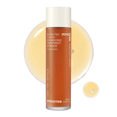 Innisfree Black Tea Youth Essence, Korean Anti-Aging Treatment with Niacinamide for Radiance, Firm Skin, Hydration, and Barrier Support, 4.90 Fl Oz