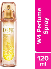 Engage W4 Perfume for Women, Fruity and Floral Fragrance Scent, Skin Friendly Women Perfume, 120ml