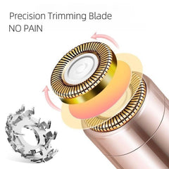 BETAM Face Mini Hair Remover, Painless Hair Remover Epilator Machine for Upper Lip, Eyebrow, Neck, Leg