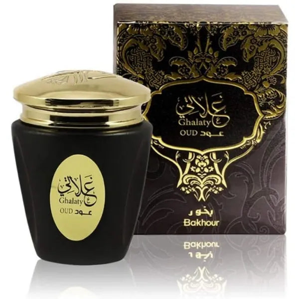 Almas Perfumes Bakhoor Oud Ghalaty – Premium Oriental Incense | Intense & Sophisticated Oud Blend | 40g
