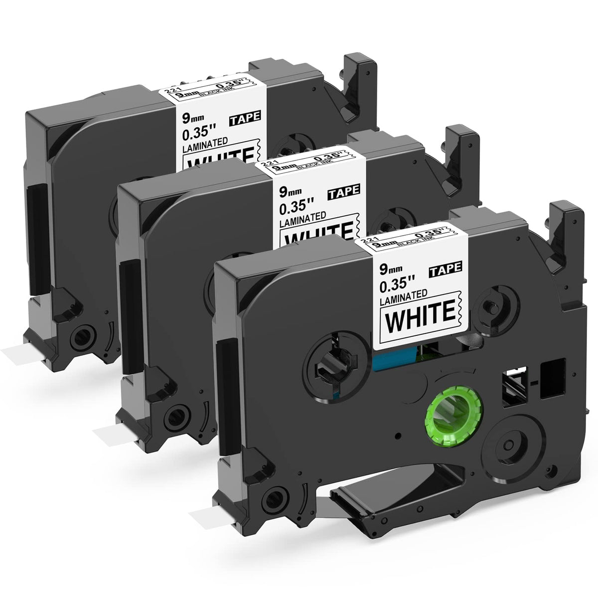 Label Kingdom TZe-231 Laminated Label Tape Compatible with Brother P-Touch 9mm