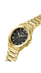 GUESS BR GLD CS W/P GLD TR/TEXTURED GRADIENT GREY & BLK DL/BR/P GLD BRCT