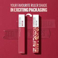 Maybelline New York Super Stay Matte Ink Liquid Lipstick - 80 Ruler,5ml