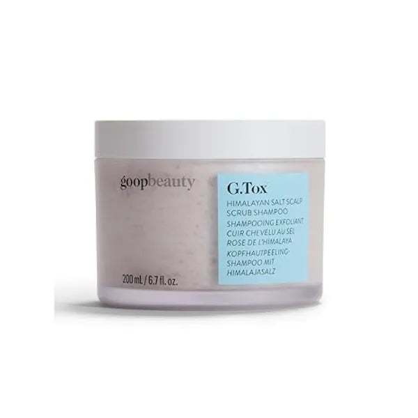 goop Beauty Scalp Scrub Shampoo Exfoliator to Dexofiy & Purify Himalayan Salt & Rosehip Oil Cleanses Hair of Product Buildup 6.7 fl oz