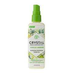 Crystal Essence Mineral Deodorant Spray, Vanilla Jasmine, 4.0 oz (Pack of 12)