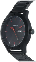 Sonata Nxt Analog Black Dial Men's Watch-NN7137AM02/NP7137AM02