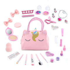AM ANNA Kids Makeup Kit for Girl Makeup Kit Toys for Girls Play Real Makeup Girls Toys Washable Make Up for Little Girls Non-ToxicToddlers Pretend Makeup Cosmetic Kits,Age 3+Year Old Children Gift