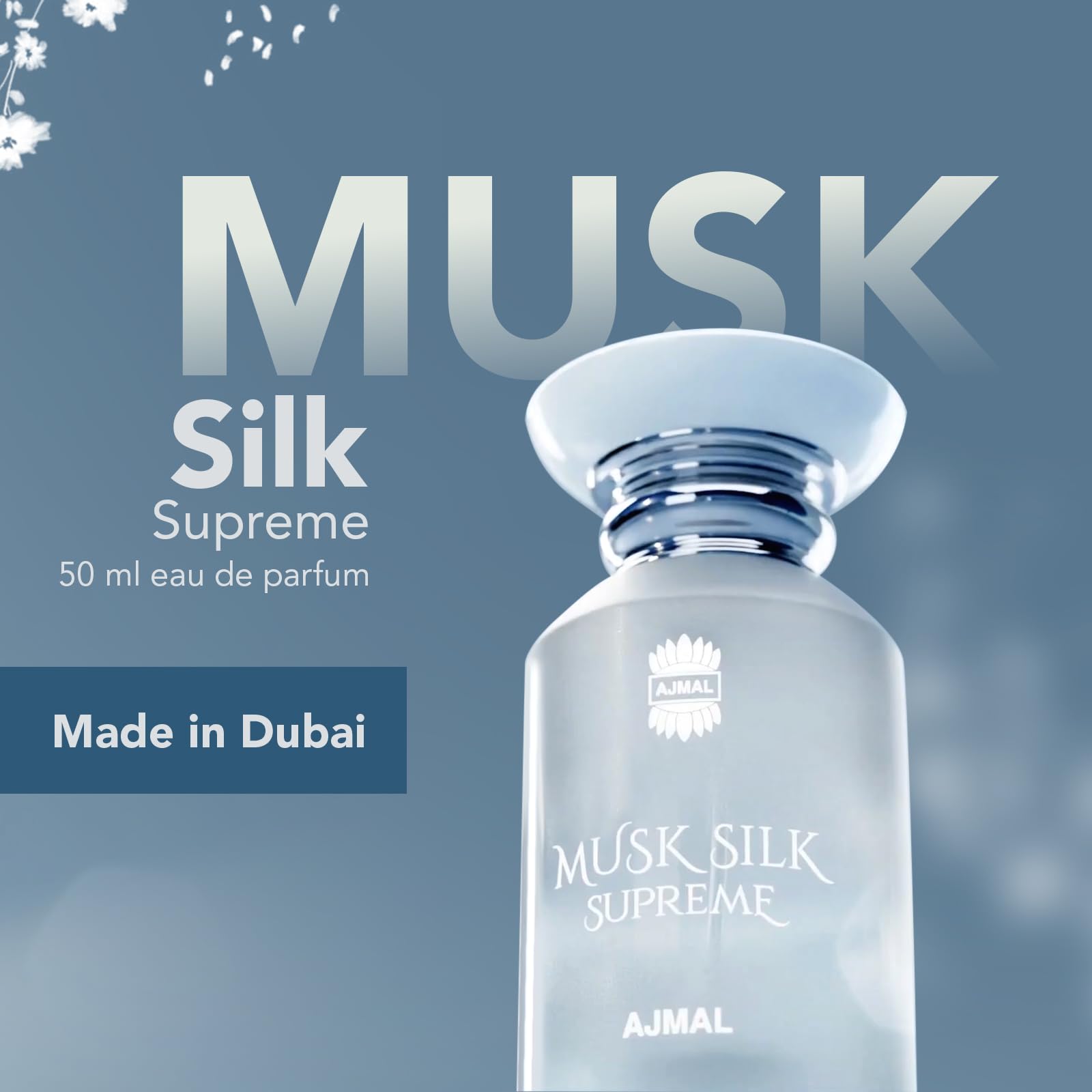 Ajmal MUSK SILK SUPREME EAU DE PARFUM 50 ML FOR MEN AND WOMEN