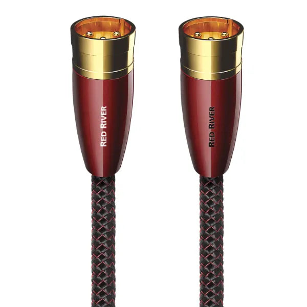 AudioQuest Red River XLR Audio Interconnect Cable - 3m, Single