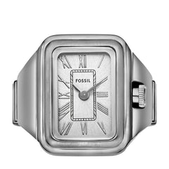 Fossil Raquel Watch Ring Two-Hand Stainless Steel - ES5344