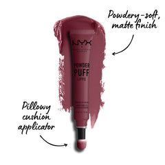 NYX PROFESSIONAL MAKEUP Powder Puff Lippie Lip Cream, Moody 07
