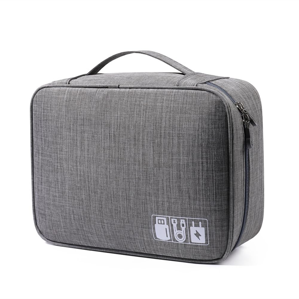AYVICCO Electronics Organizer Travel Universal Cable Organizer Bag Waterproof Electronics Accessories Portable Storage Cases for Cable, Charger, Phone, USB, SD Card, Hard Drives, Power Bank