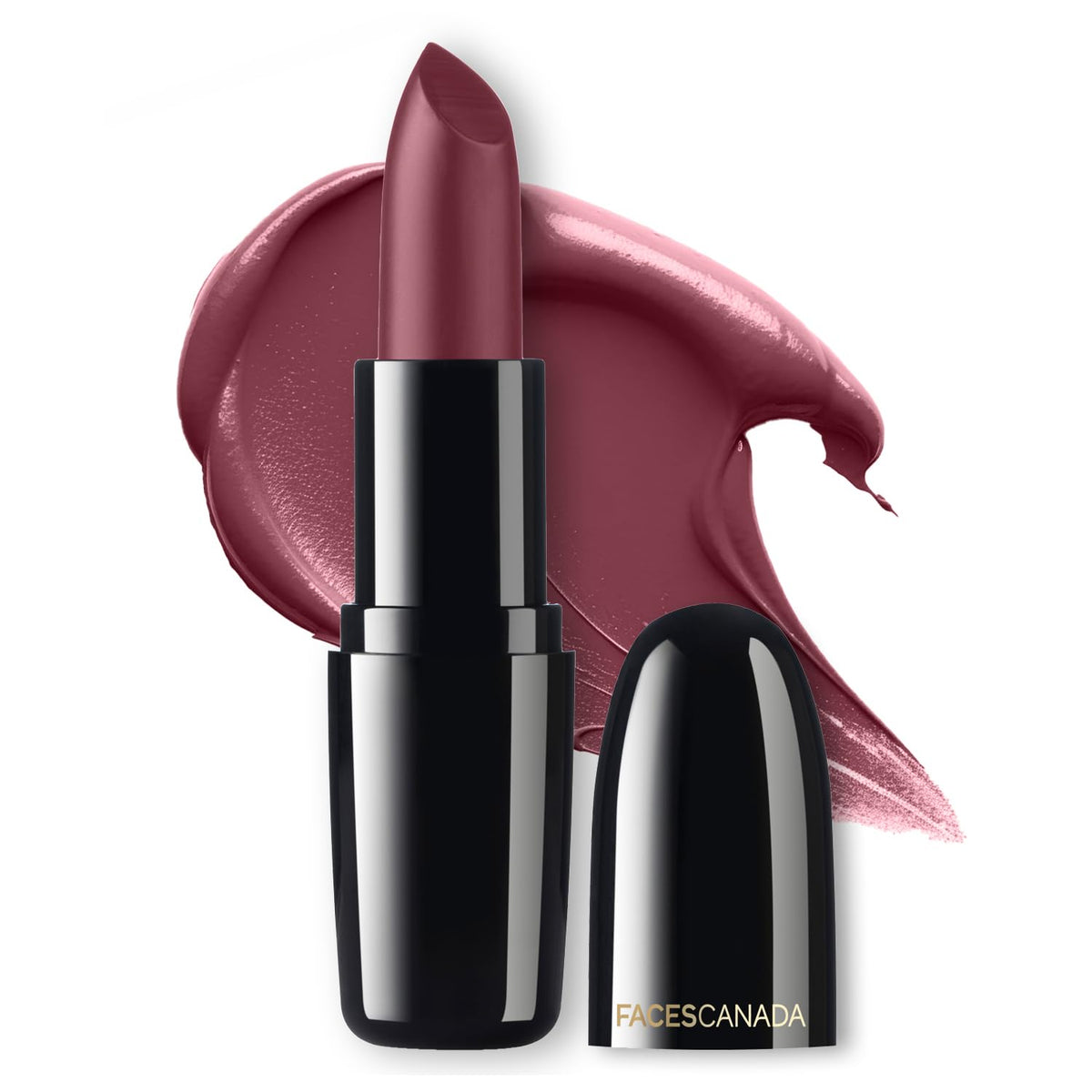 FACESCANADA Faces Canada Weightless Creme Lipstick, Glossy Finish, 4g - Amber 14 (Wine)