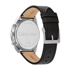 Calvin Klein Analogue Multifunction Quartz Watch for Men Impact Collection with Stainless Steel or Leather Bracelet