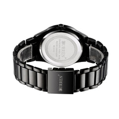 Curren Casual Watch For Unisex Analog Stainless Steel - J0280B