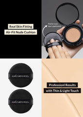 [JUNGSAEMMOOL OFFICIAL] Essential Skin Nuder Long Wear Cushion (Refill included) (Medium Deep)