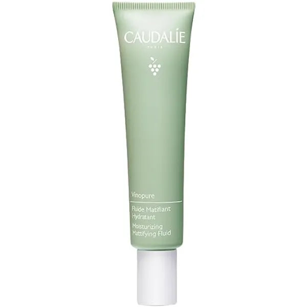 Caudalie Vinopure Oil Control Moisturizer for Acne-Prone Skin, Hydrating & Mattifying Moisturizer - 40 mL