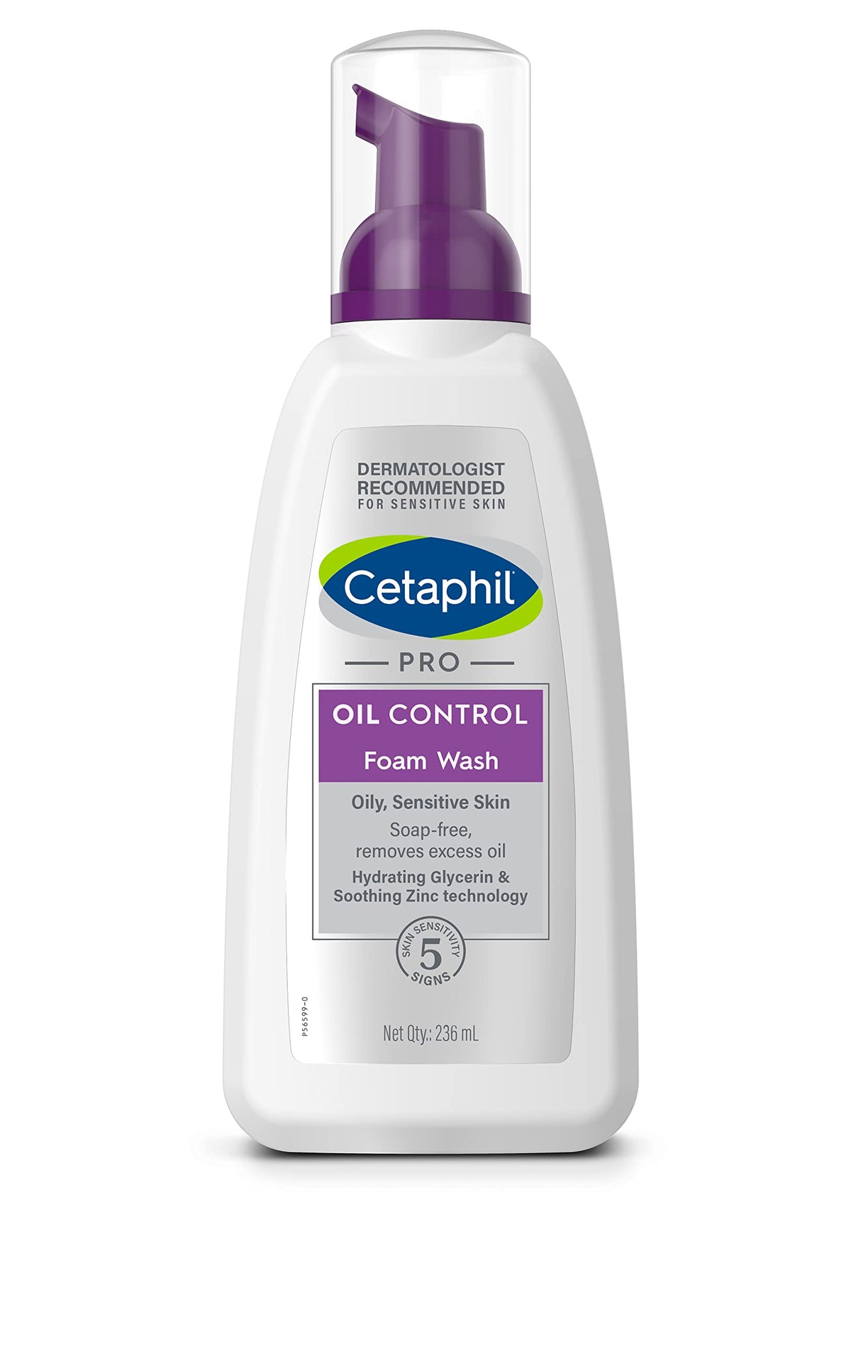 Cetaphil PRO Oil Control Foam Face Wash for Acne & Oily Prone Skin 236ml