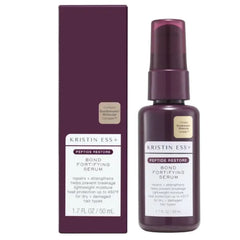 Kristin Ess+ Peptide Restore Fortifying Hair Serum for Frizz & Damaged Hair - Moisturizing Peptide Bond Repair with Heat Protectant - Vegan, Sulfate Free, 1.96 fl oz