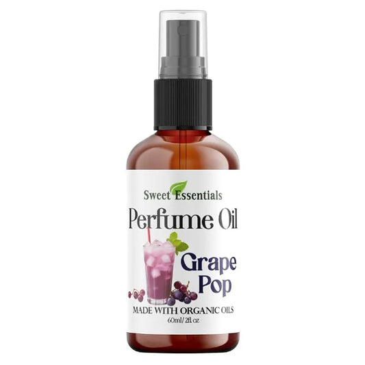 Sweet Essentials Grape Pop Fragrance/Perfume Oil 2oz Made with Organic Oils Spray on Perfume Oil Alcohol & Preservative Free