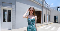 Rimless Sunglasses for Women Metal Square Frame Classic Diamond Grandient lens Eyewear UV Protection Fashion Shades for Women B2567