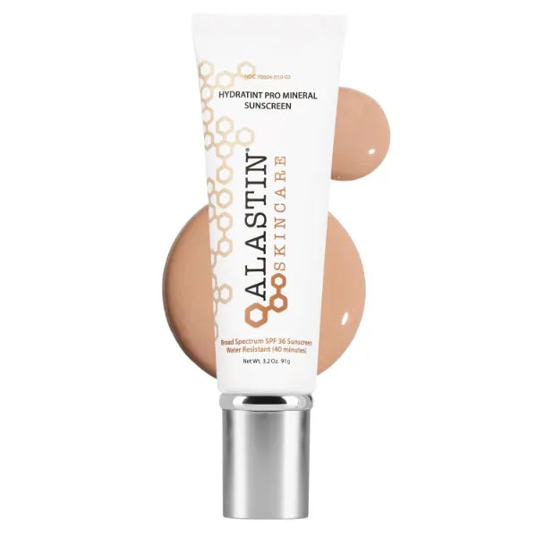 ALASTIN Skincare HydraTint Pro Mineral Sunscreen SPF 36 (3.2 oz) | 2-in-1 Tinted Daily Sunblock Moisturizer for Face & Neck | Fragrance-Free, Water Resistant