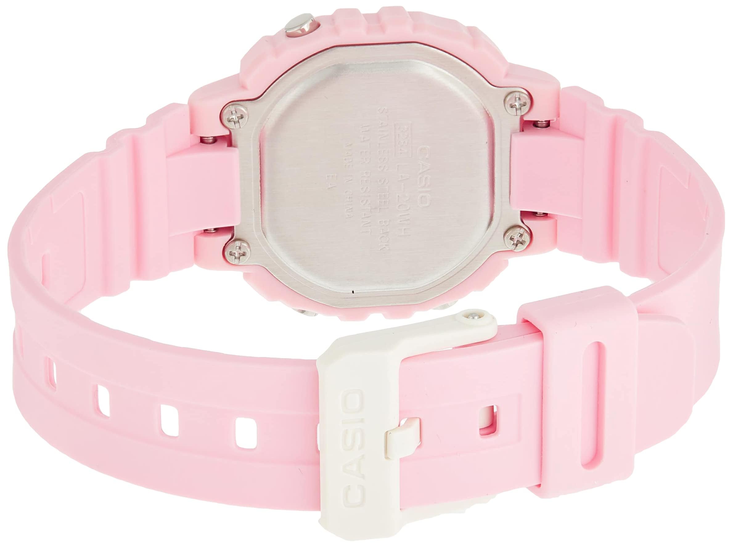 Casio 'Classic' Quartz Resin Casual Watch Light Pink/Grey