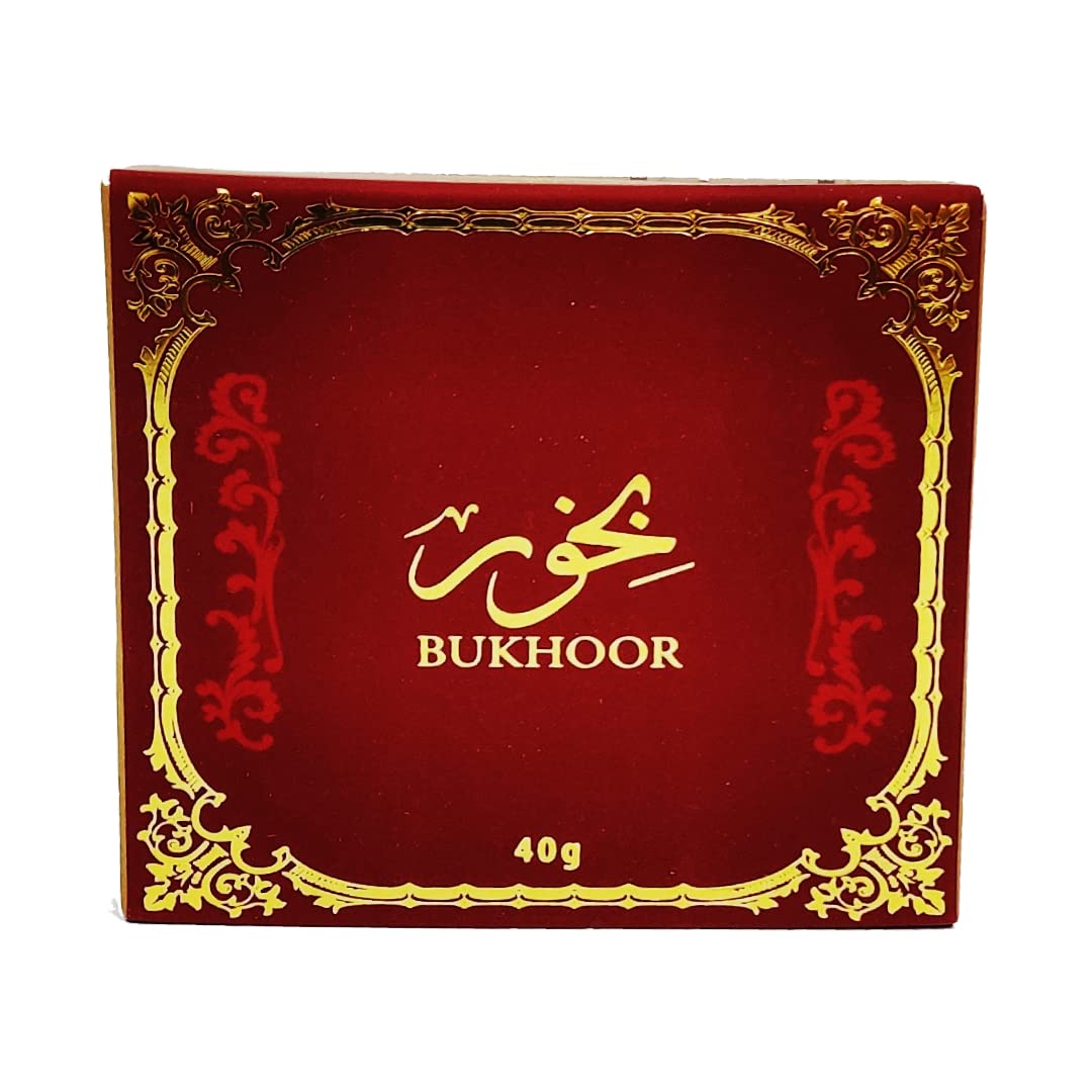 My Perfumes BUKHOOR Non Alcoholic 2 Pieces Gift Set, 40gm Bakhoor and 6ml Perfume Oil