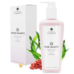 Cosmétiques Créatifs Rose Quartz Body Lotion with CoQ10, Kelp Extract and Hydrating Antioxidants, 8.5 fl. oz.