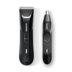 MANSCAPED The Perfect Duo 4.0 PRO Includes: The Lawn Mower 4.0 PRO Waterproof Electric Men's Groin & Body Hair Trimmer and Weed Whacker 2.0 Nose & Ear Hair Trimmer, Updated SkinSafe Blades