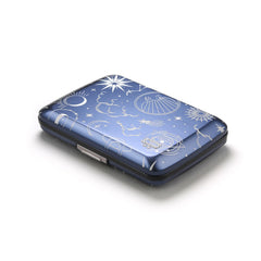 Aluminium Smart Case V2 Wallet - Metal Clasp - RFID Blocking Card Holder - Holds up to 10 Cards and Banknotes - Laser Engraved Astral
